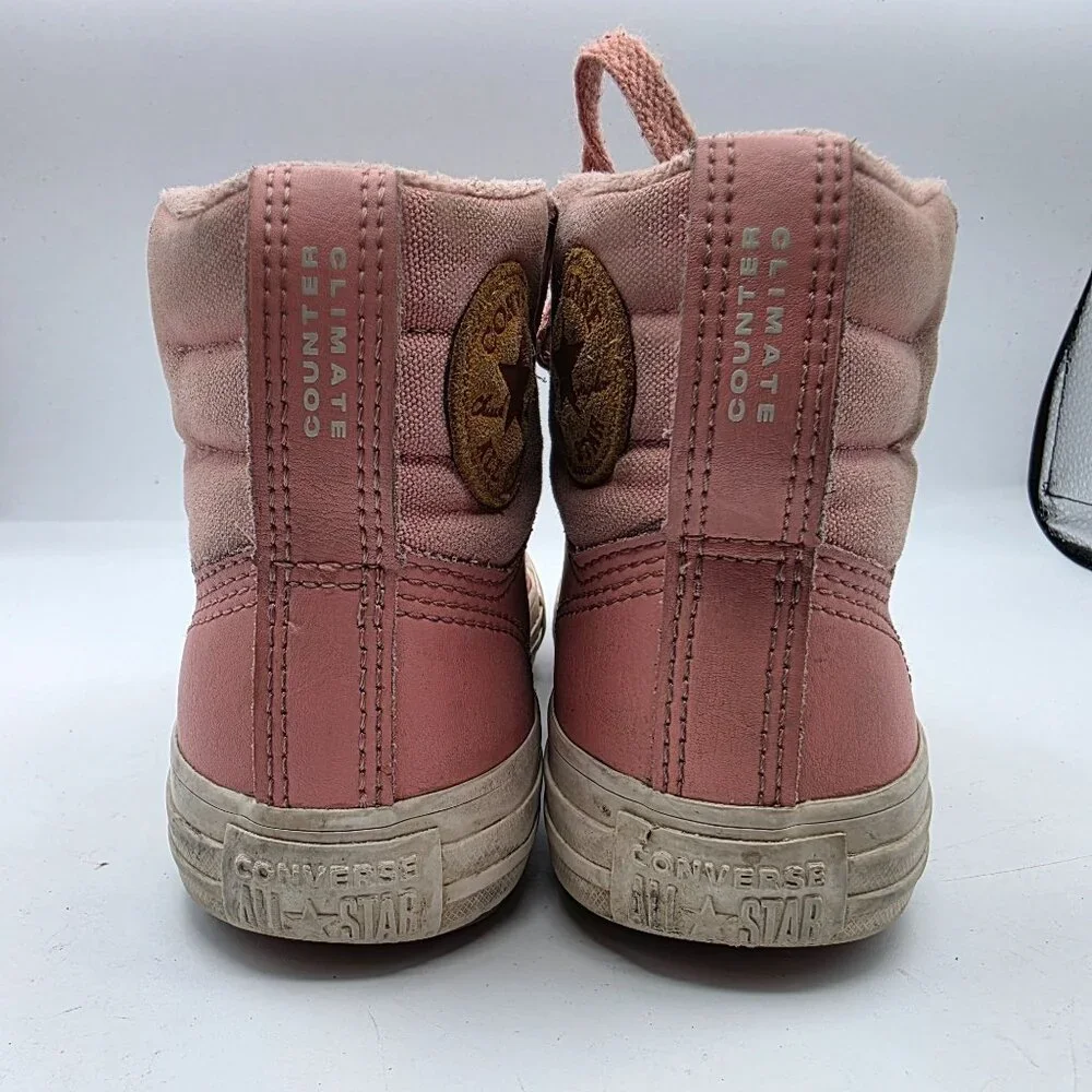 Converse Chuck Taylor All Star Berkshire High Rust Pink Girls Size 2 Shoes